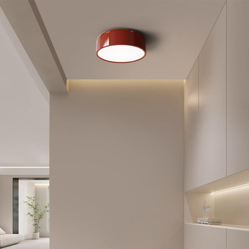 Morandi Retro LED Ceiling Light Dimmable Round Light for Home & Living Room - Image 3