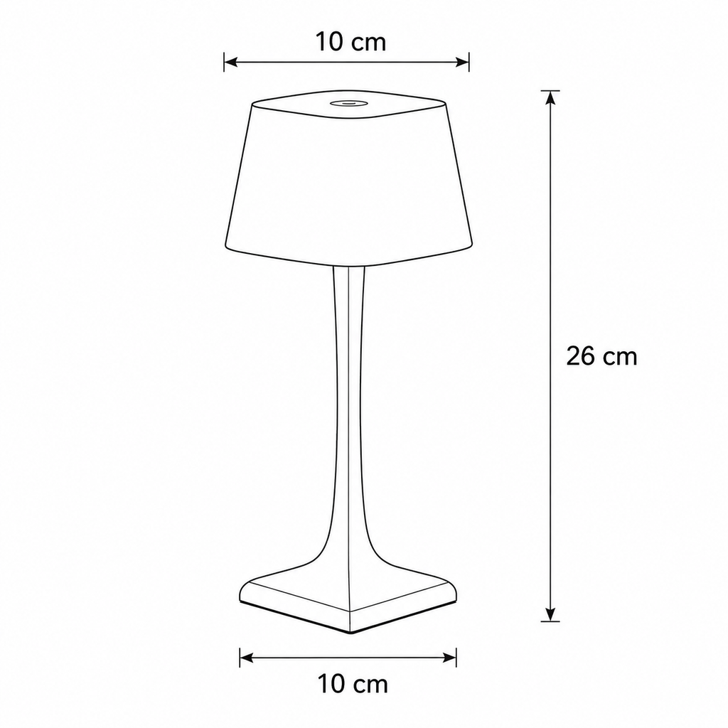 Classic Long Waterproof Indoor Table Lamp
