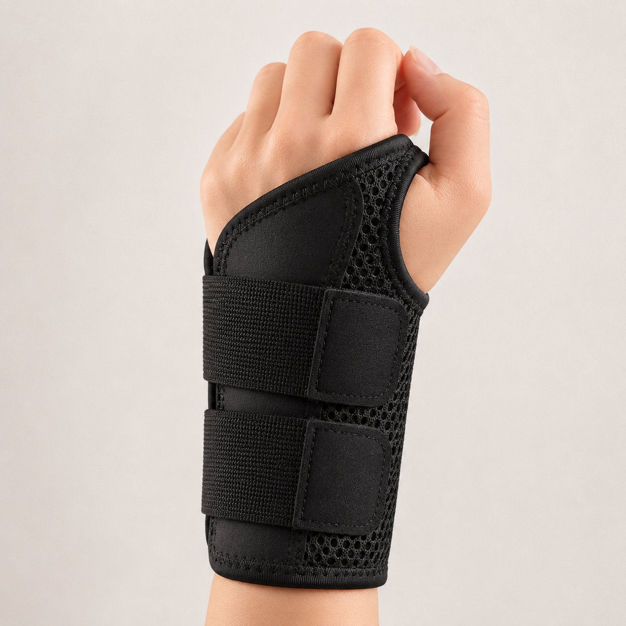 Orthèse réglable pour pouce et poignet offrant un soutien flexible