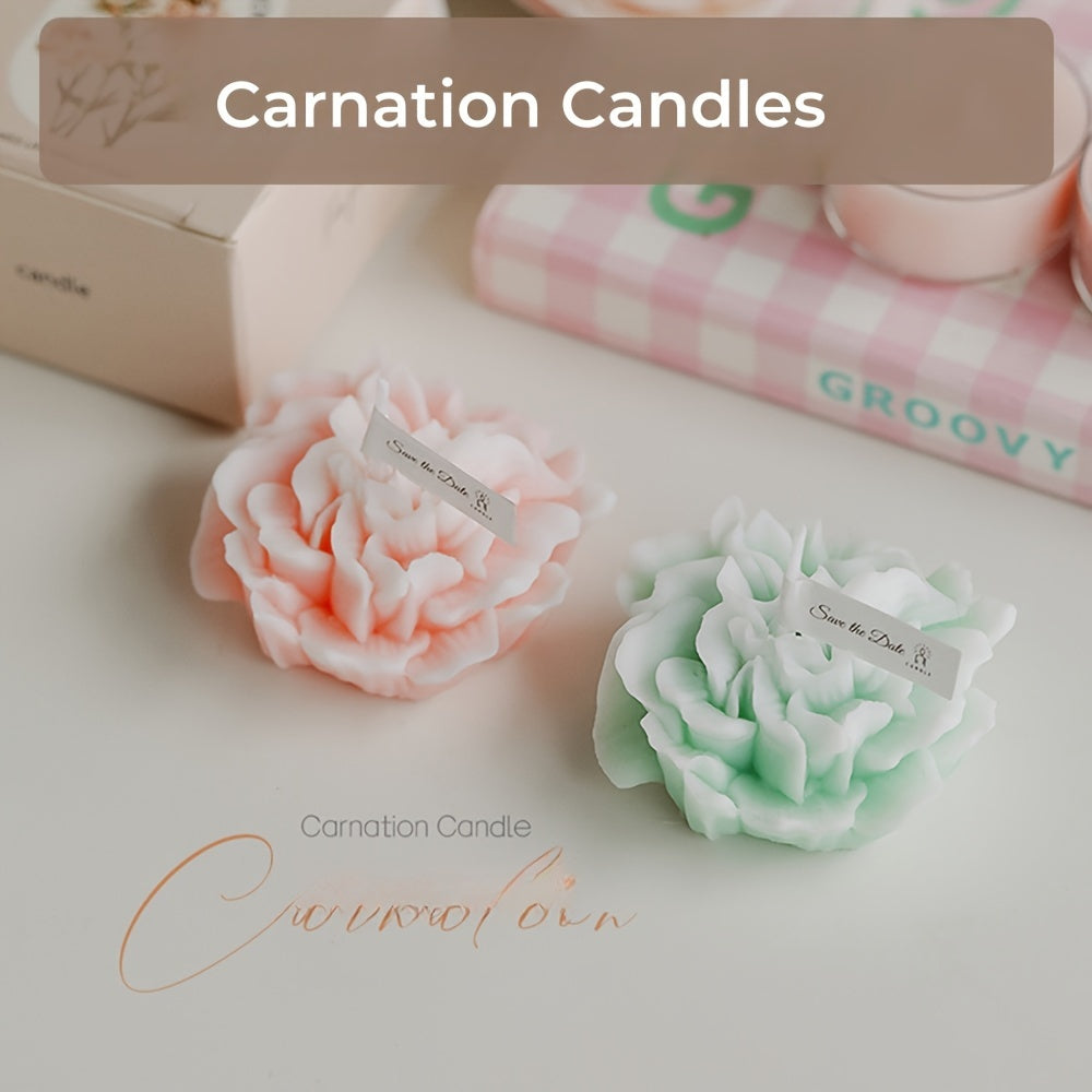 Skorter | 1pc Carnation Scented Candle – Decorative Candle for Mother's Day, Valentine's Day and Christmas - Image 11