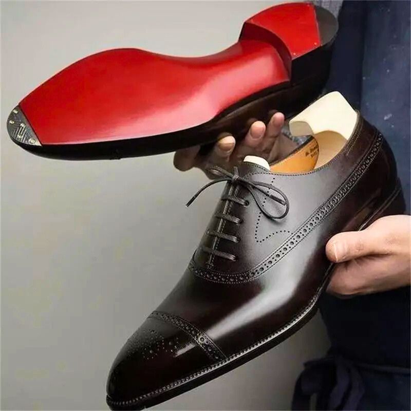 Men’s Elegant Brogue Formal Wedding Shoes