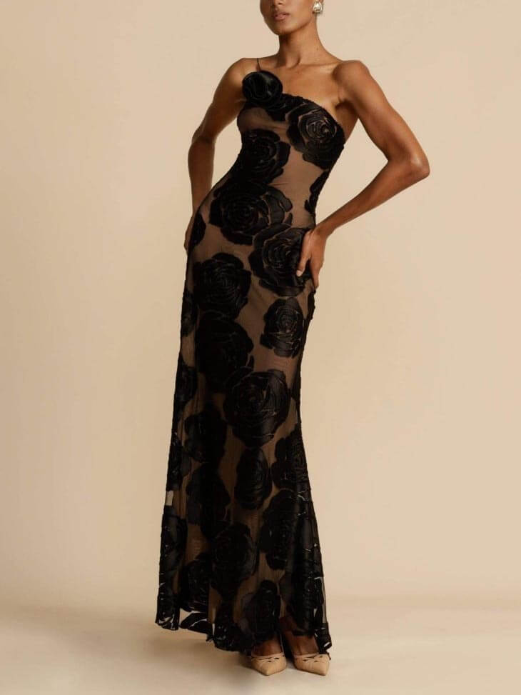 Women's Floral Pattern Maxi Celebration Summer Dress for All Occasion