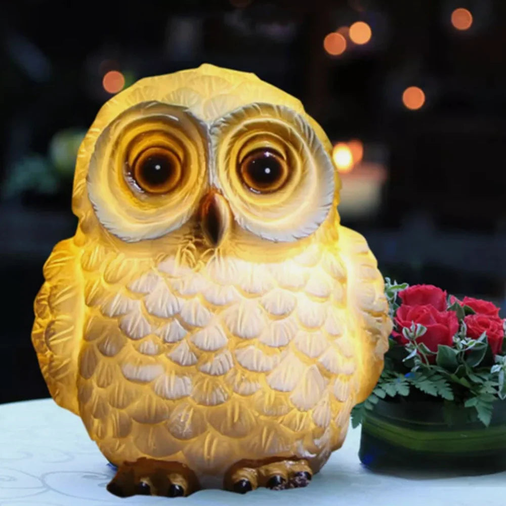Solar Garden Light Whimsical Animal Statue Outdoor Decor Waterproof - Image 5