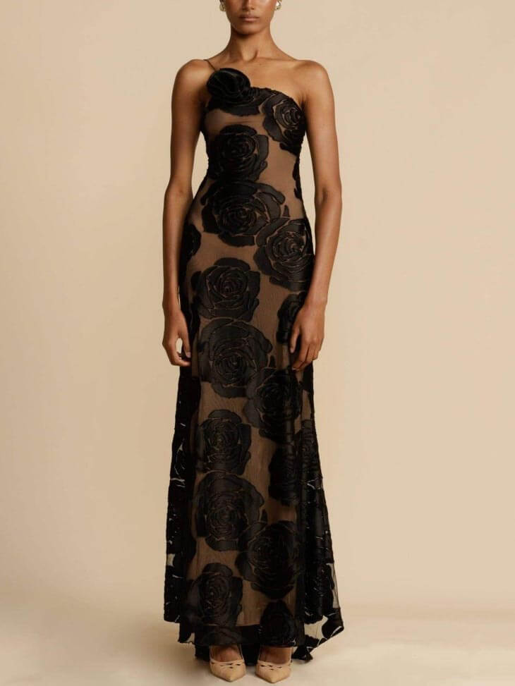 Women's Floral Pattern Maxi Celebration Summer Dress for All Occasion