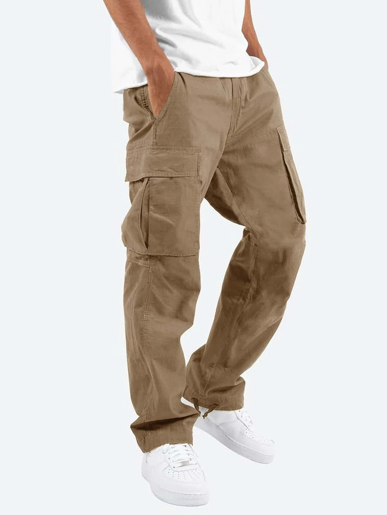 Men’s Functional Multi-Pocket Everyday Cargo Trousers