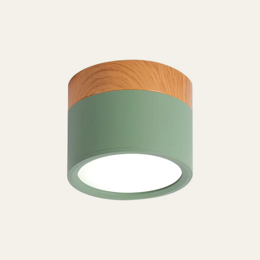 Compact functional round LED ceiling lamp - Ideal for hallways, entryways, and spaces