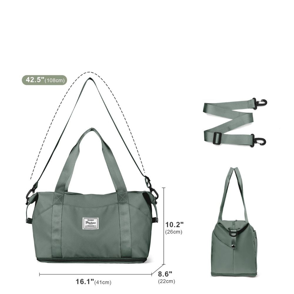Lightweight Waterproof Large Weekender Unisex Travel Duffle Bag - Image 7