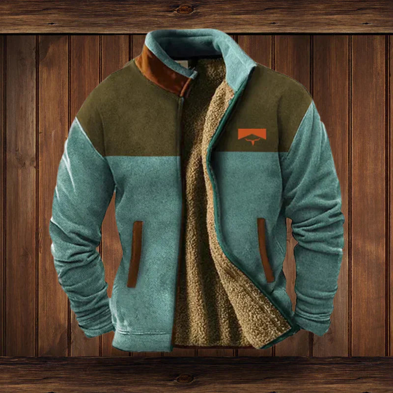 Winter Ethnic Warm Western-Style Jacket for Men