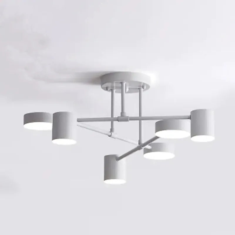 Modern 6 Lights Living Room Ceiling Light with Adjustable Colour Modes - Image 5