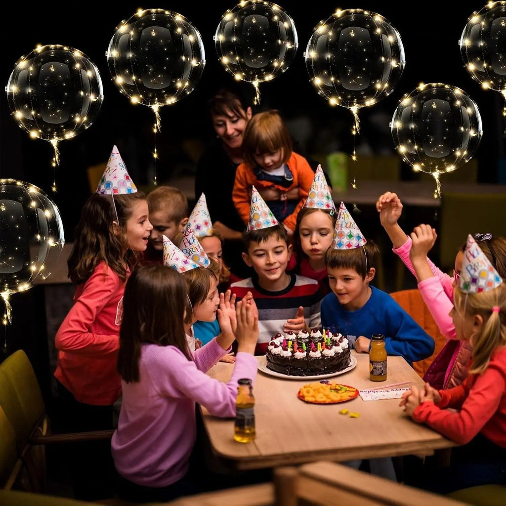 10 Pack TPU LED Bobo Balloons Battery Operated - Image 2