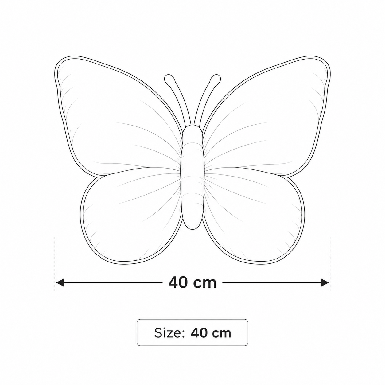Butterfly Bow Decorative Pillow