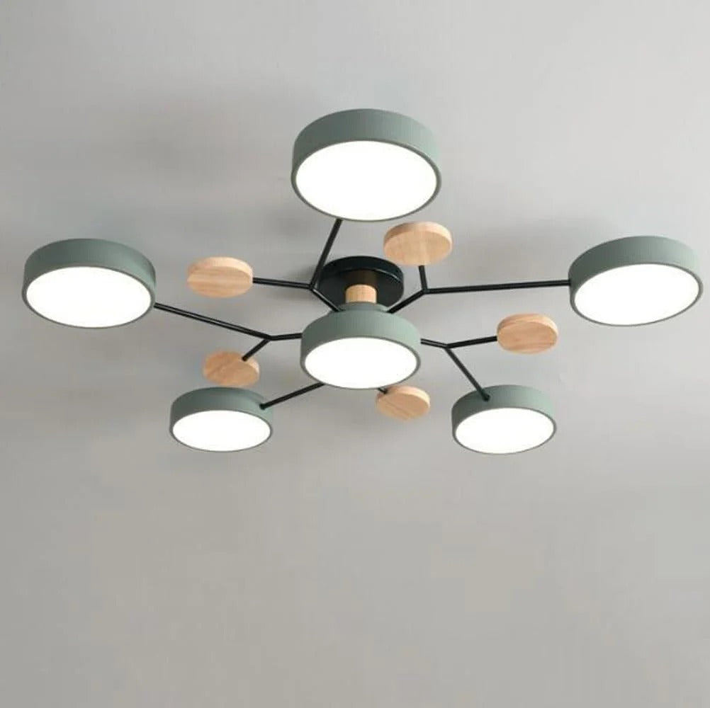 Modern Ceiling Light LED Flush Mount Bright Contemporary Fixture - Image 9