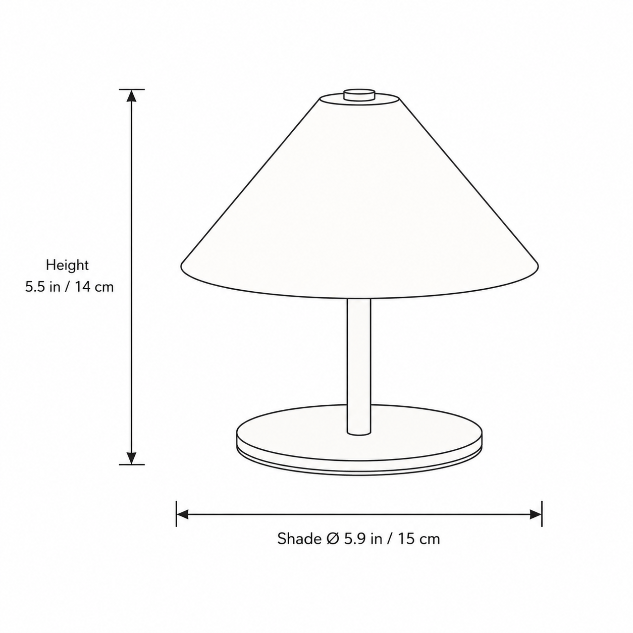Lampe de table Touch Glow