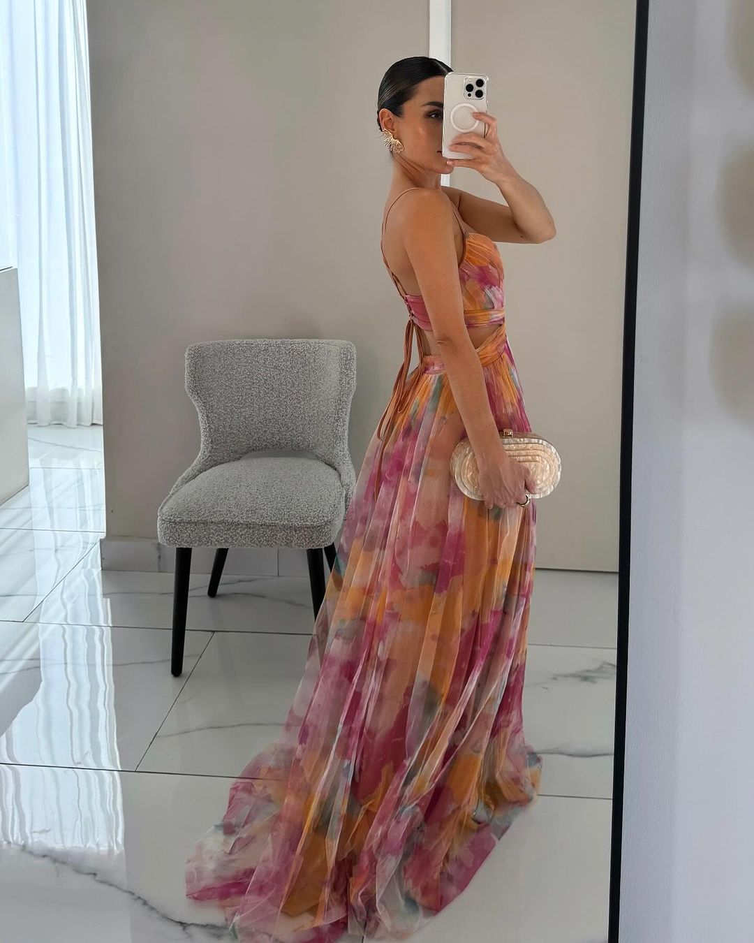 Women's Elegance Floral Maxi Dress - Ideal for Garden Parties and Beach Outing