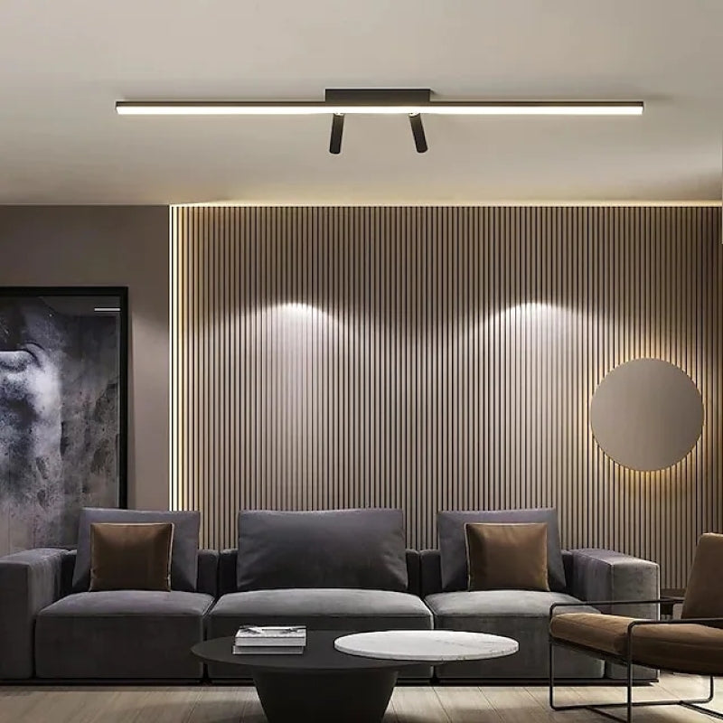 Modern LED Ceiling Light Linear Design With Directional Lighting - Image 2