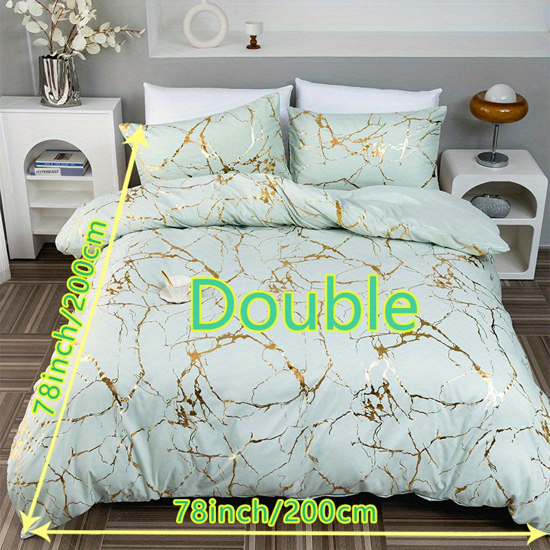 Quilt Cover Set | Hot Stamped Texture | Stylish Bedroom Upgrade | Polyester - Image 15