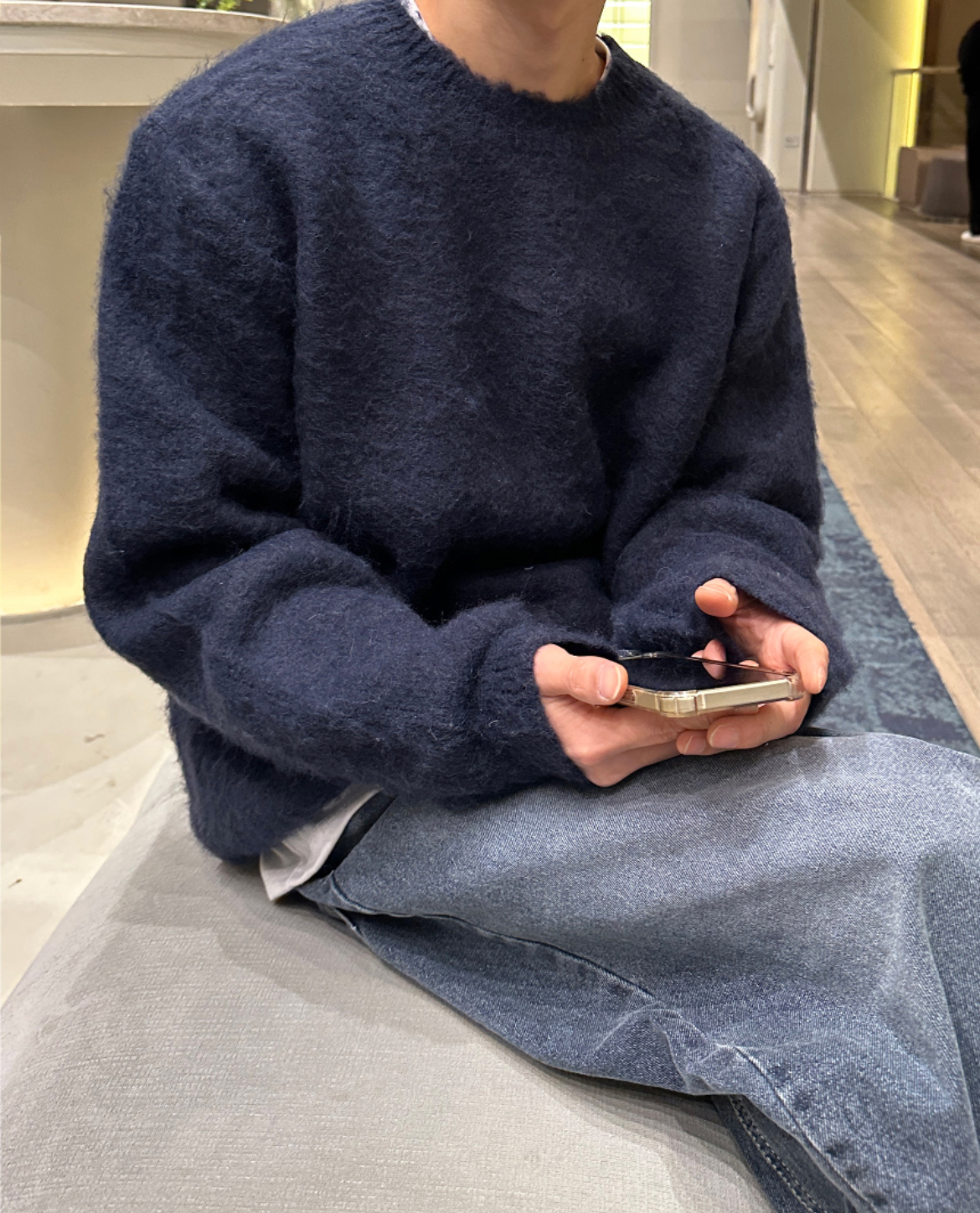 Men's Fashion Warm Knitted Streetwear Outdoor Sweater
