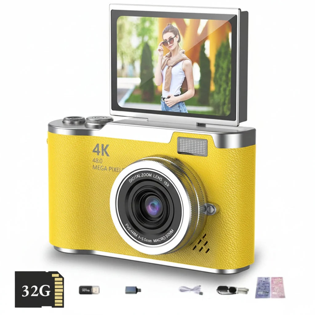 4K Digital Camera Flip Screen - Image 5