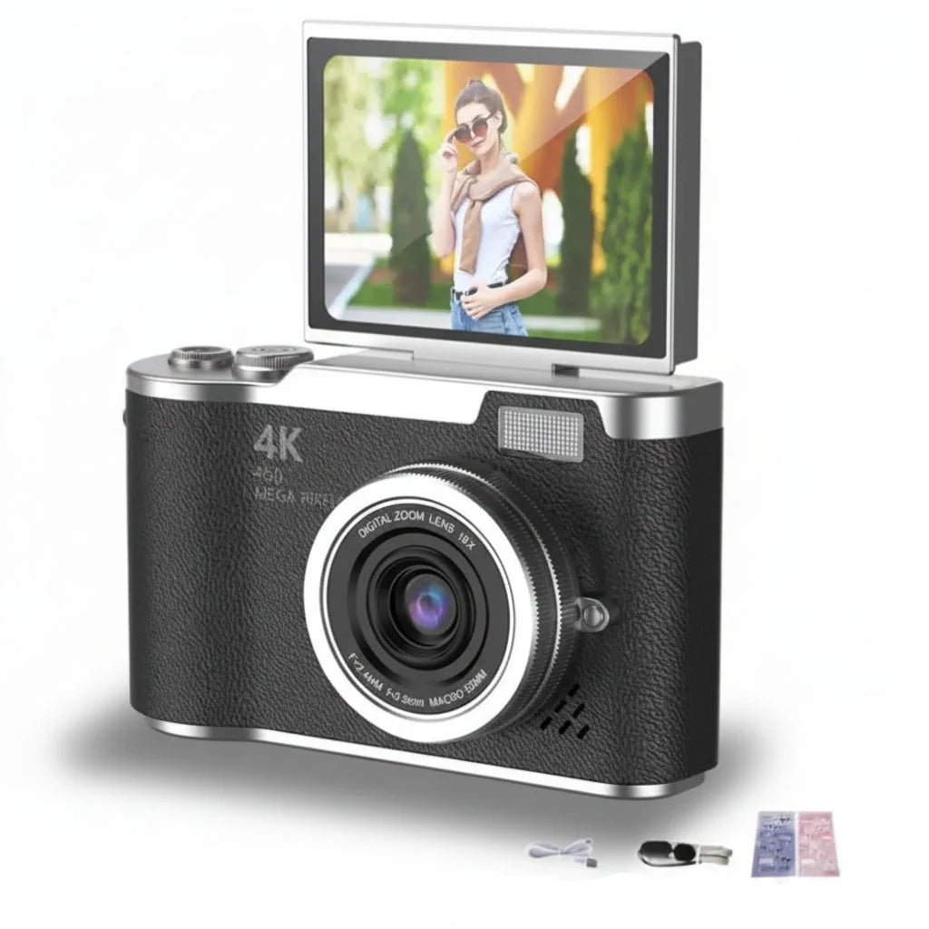 4K Digital Camera Flip Screen - Image 8