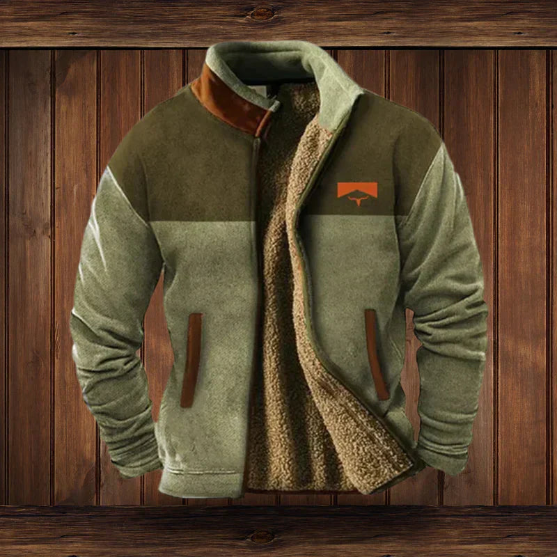 Winter Ethnic Warm Western-Style Jacket for Men
