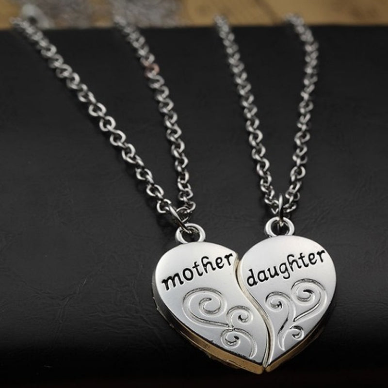 Skorter | Mother and Daughter Heart Necklace - Image 5