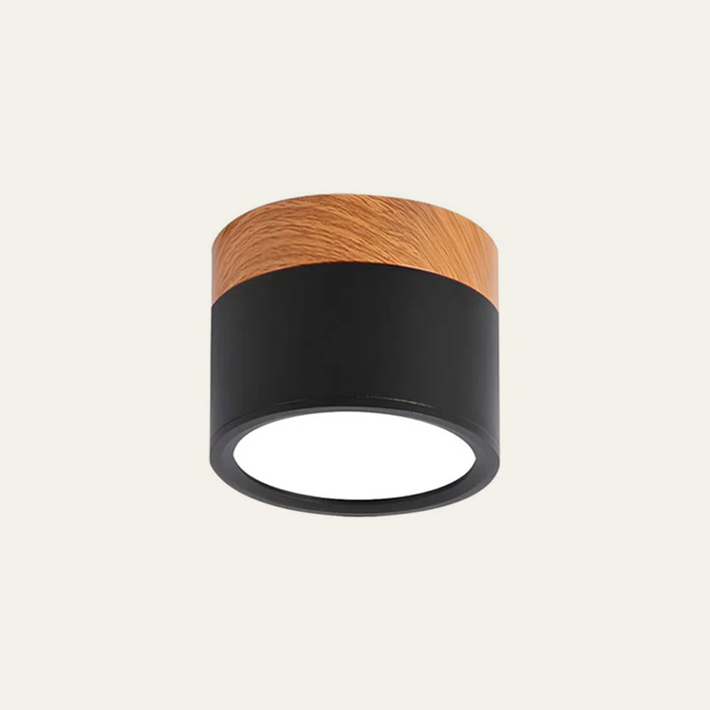 Compact functional round LED ceiling lamp - Ideal for hallways, entryways, and spaces