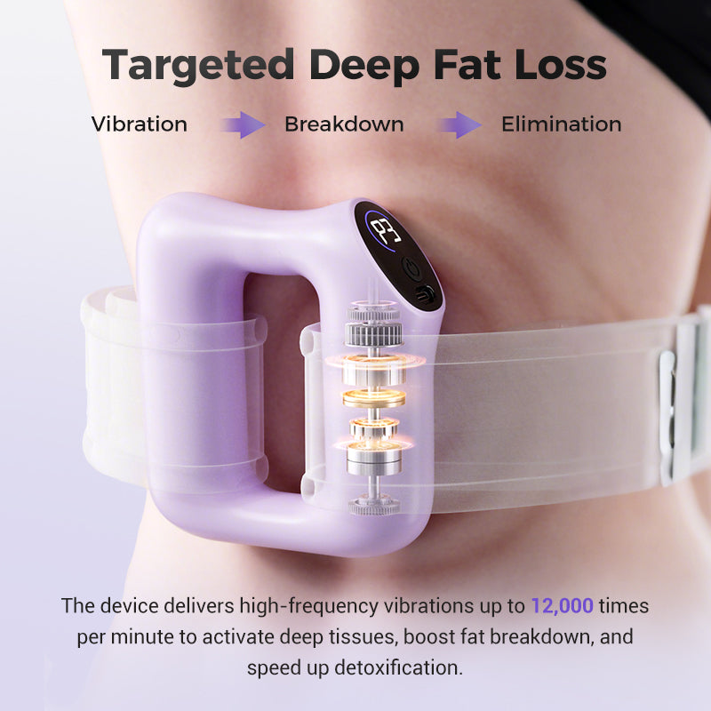 Vibrating Fascia Ring Massager Hands-Free Full Body Deep Tissue Recovery - Image 7