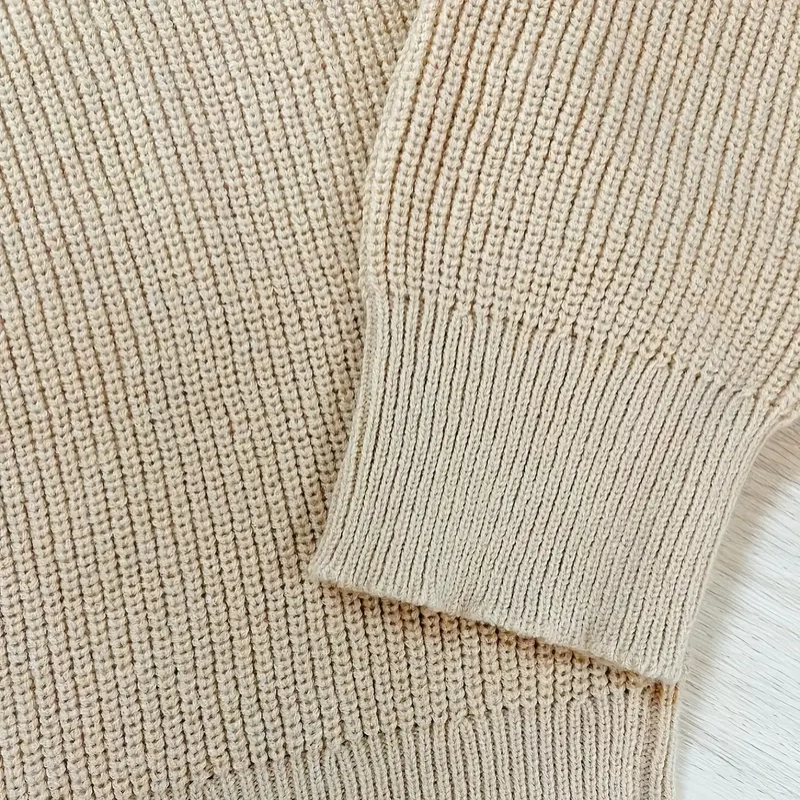 Men's Versatile Quarter Zip Sweater for Layering