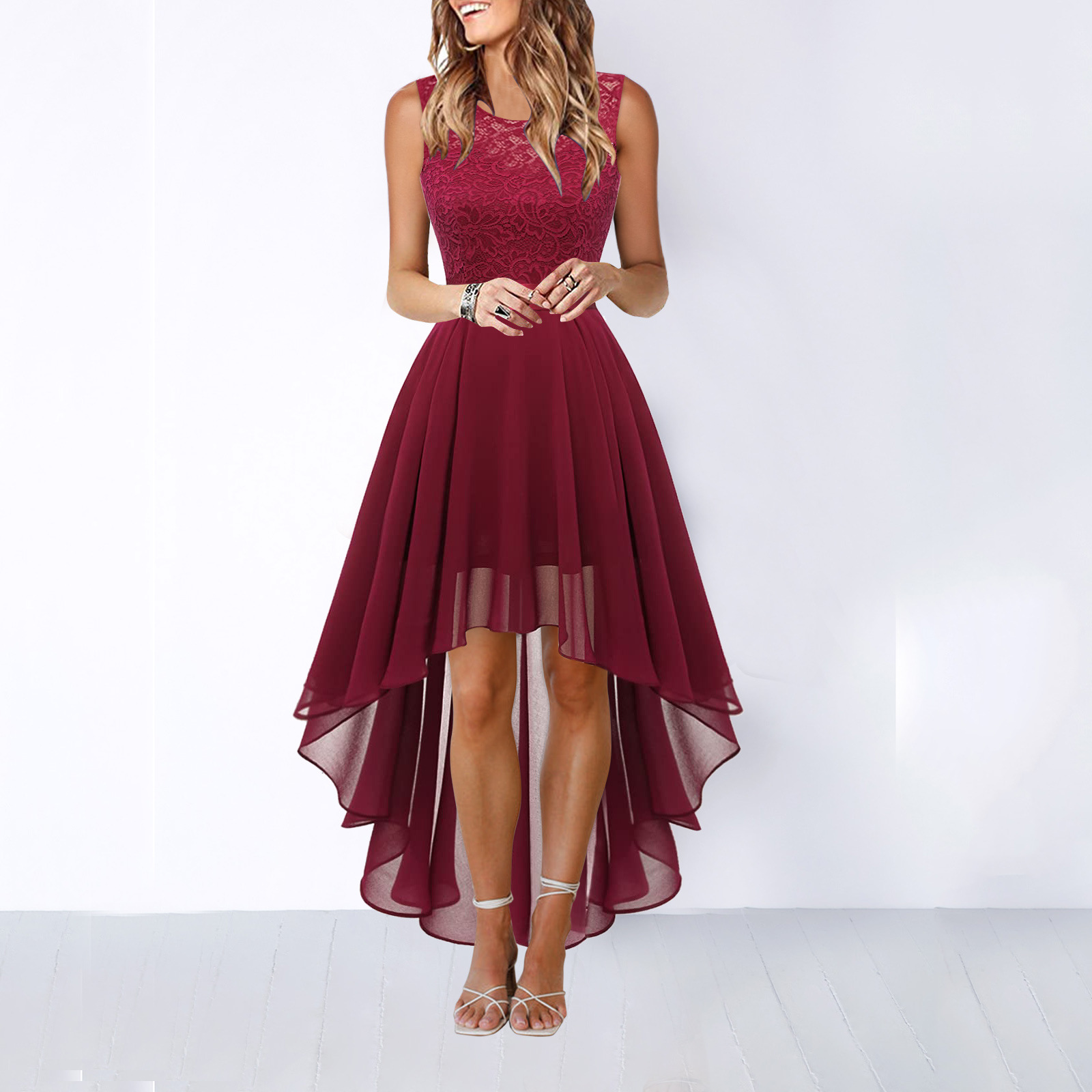 Women's Flattering High Low Party Wedding Guest Dresses