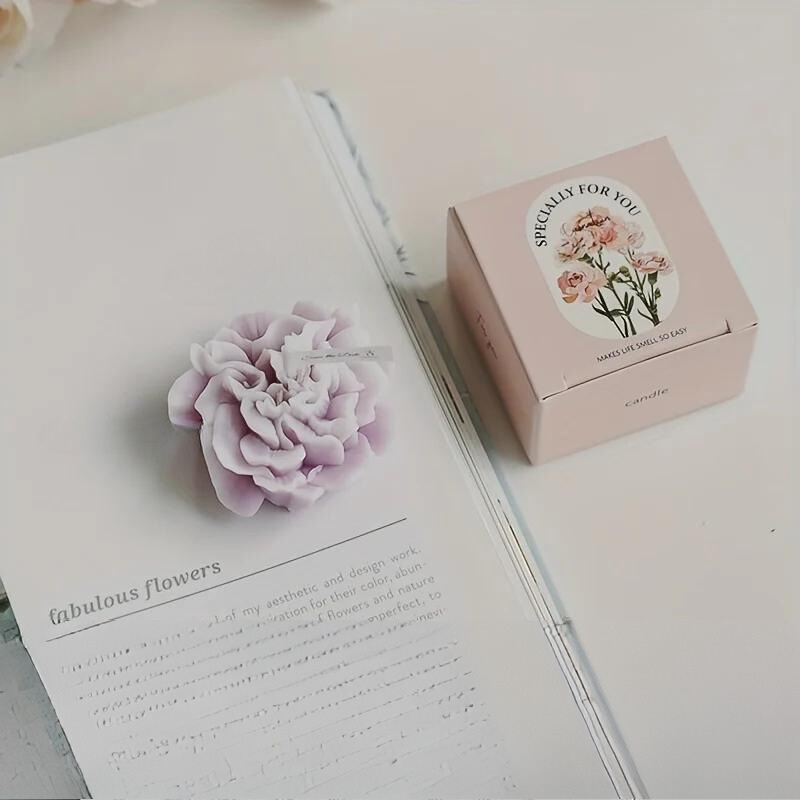 Skorter | 1pc Carnation Scented Candle – Decorative Candle for Mother's Day, Valentine's Day and Christmas - Image 21