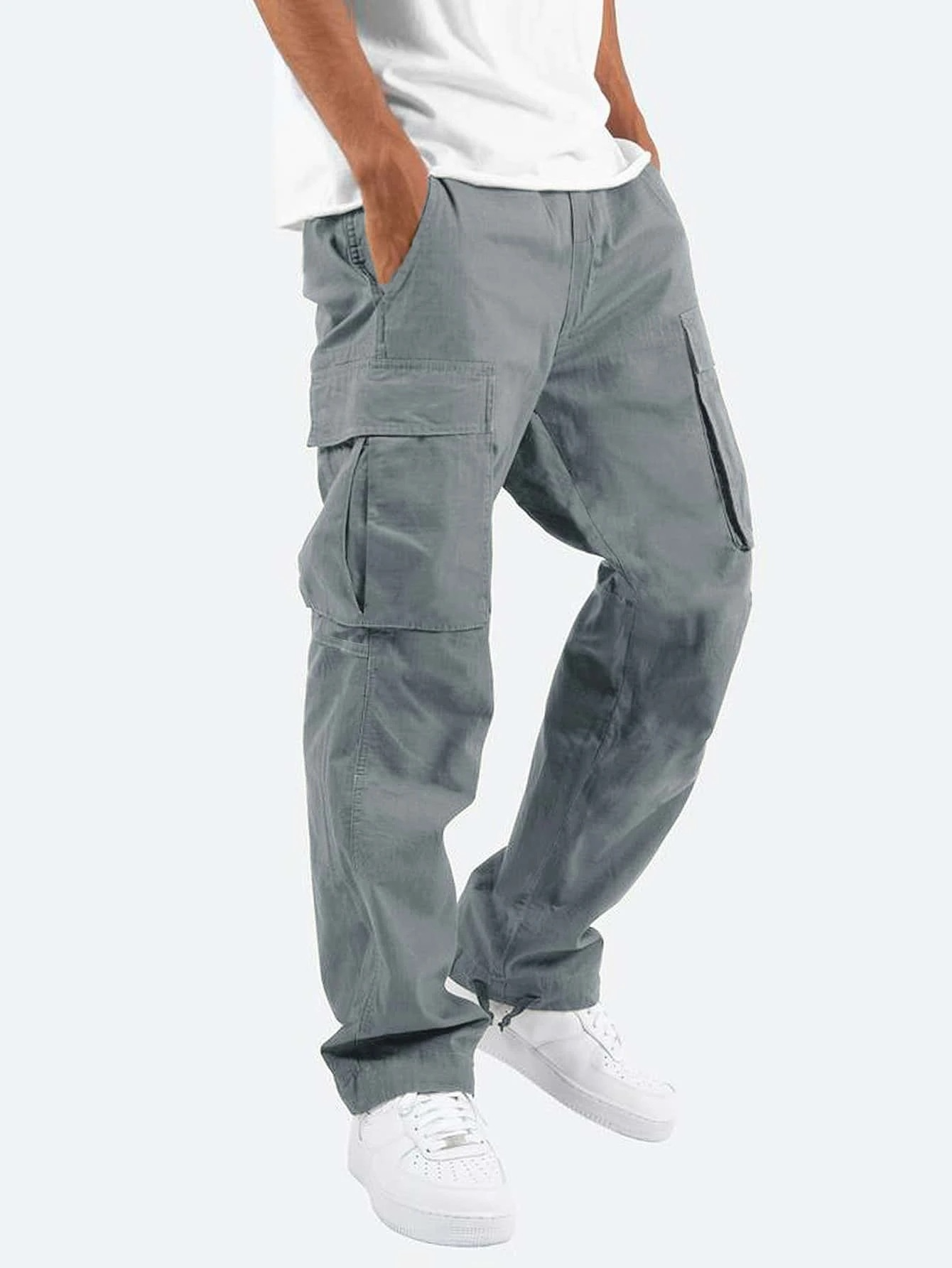 Men’s Functional Multi-Pocket Everyday Cargo Trousers