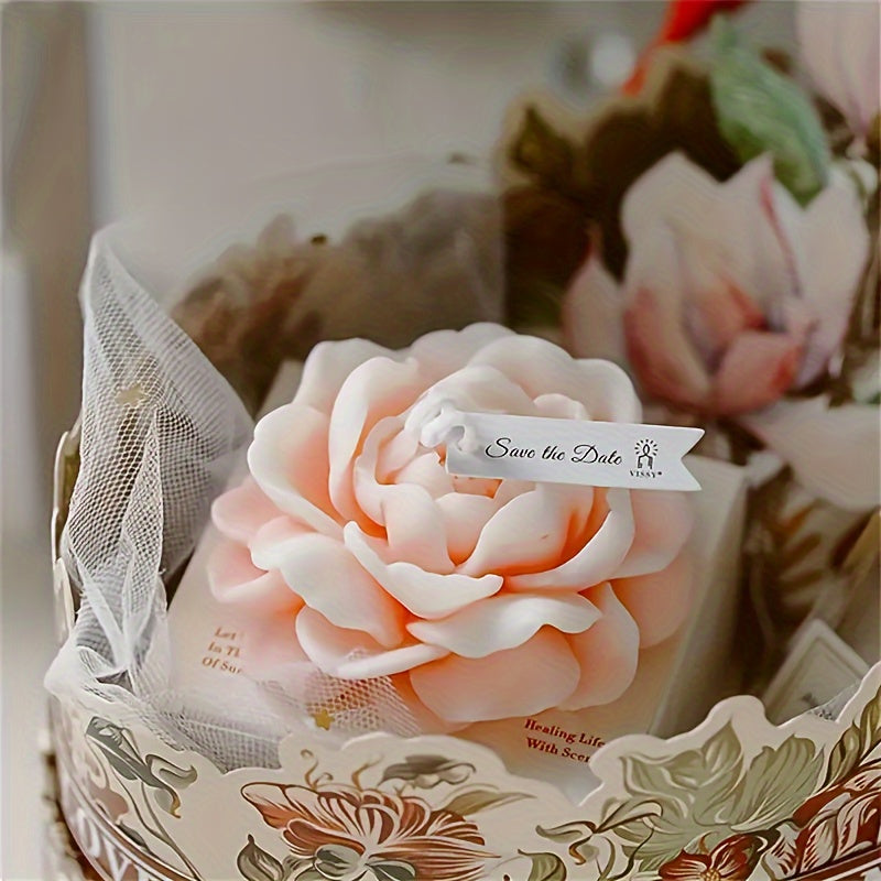 Skorter | 1pc Carnation Scented Candle – Decorative Candle for Mother's Day, Valentine's Day and Christmas - Image 5