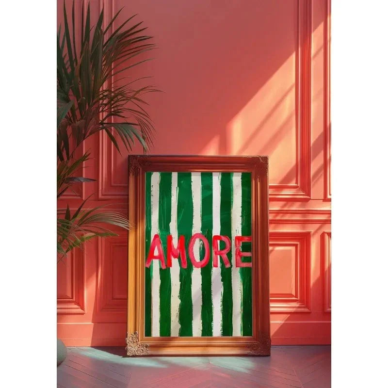 Amore Striped Wall Art - Image 4