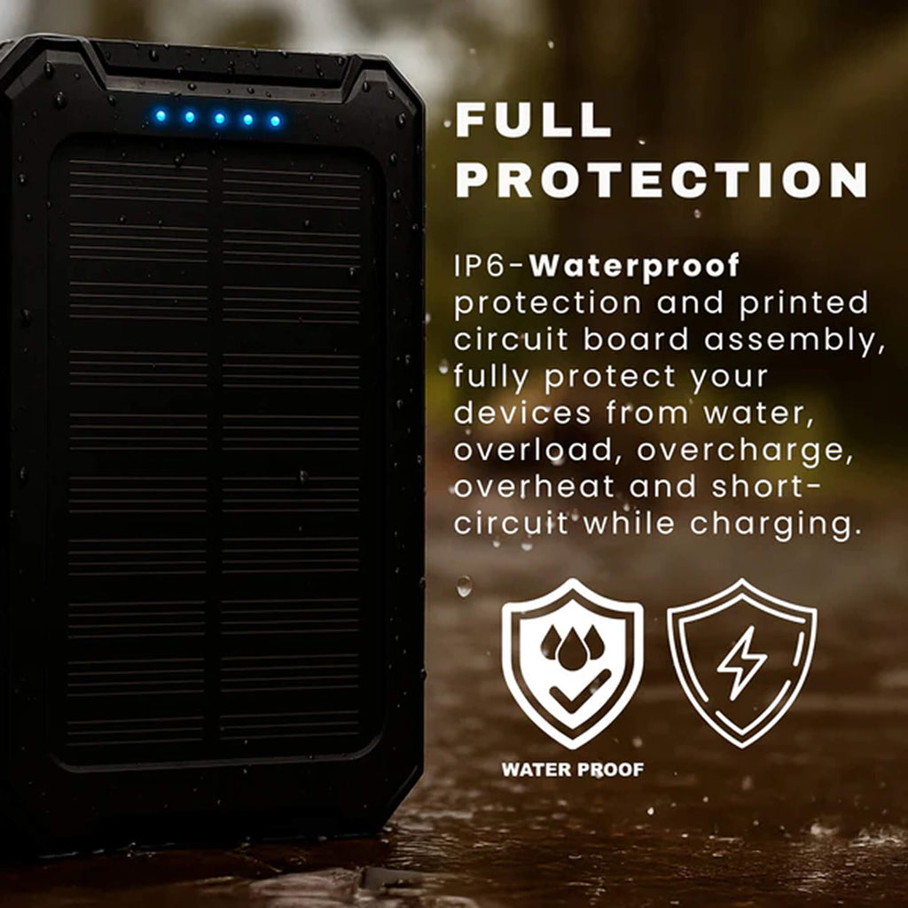 Solar Power Bank Dual USB Charging - Image 6