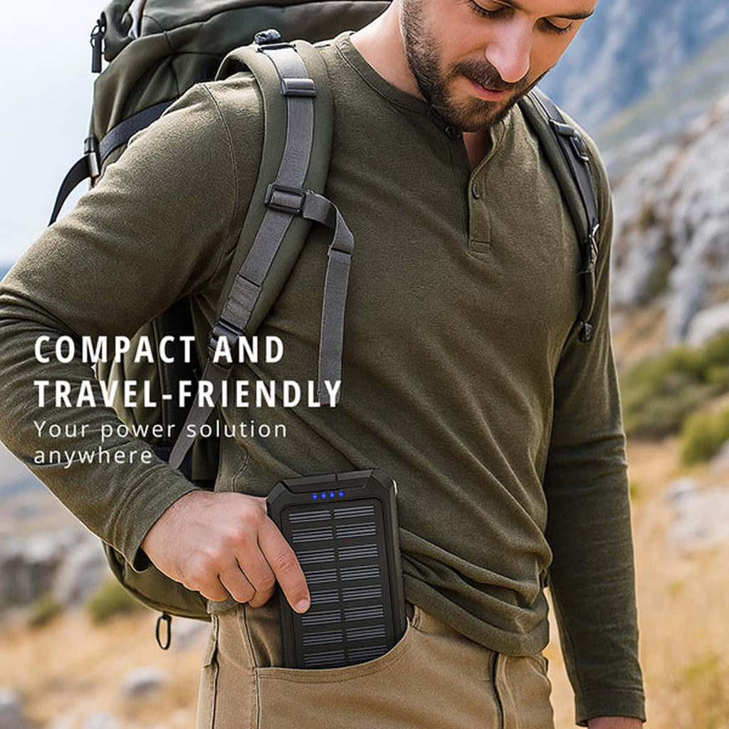 Solar Power Bank Dual USB Charging - Image 11