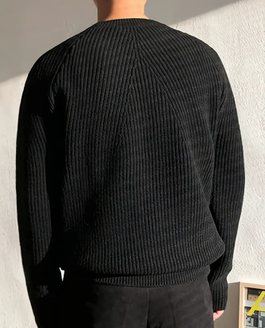 Men's Casual Plain Color Sleek Warm Sweater