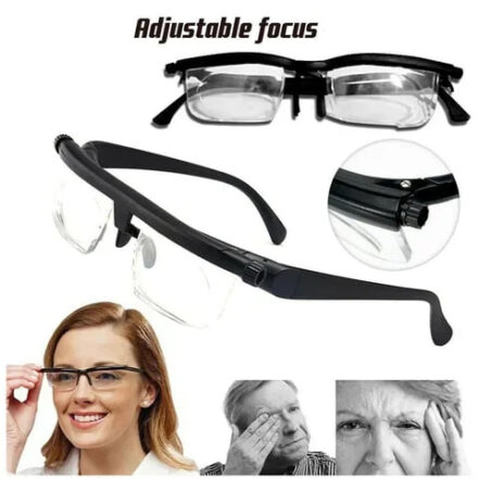 Adjustable Vision Glasses Dial-Focus Eyewear for Near & Distance Use - Image 3