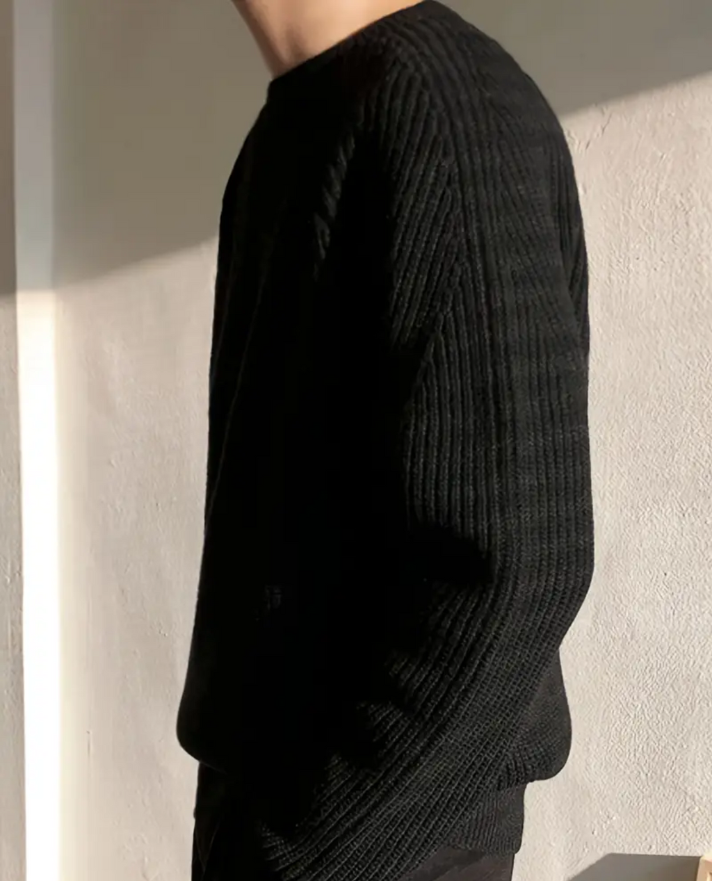 Men's Casual Plain Color Sleek Warm Sweater