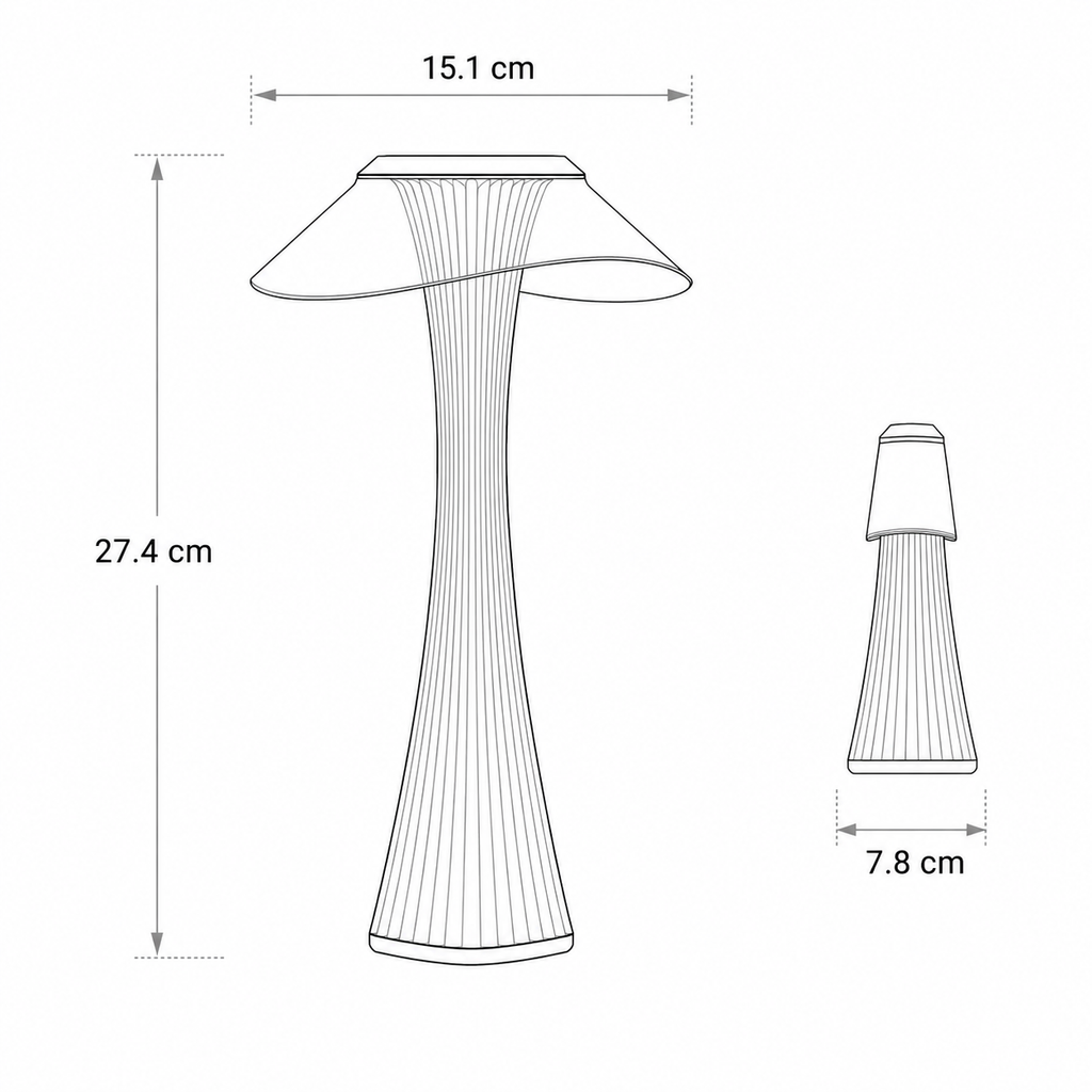 Crystal LED Table Lamp Wireless Glow
