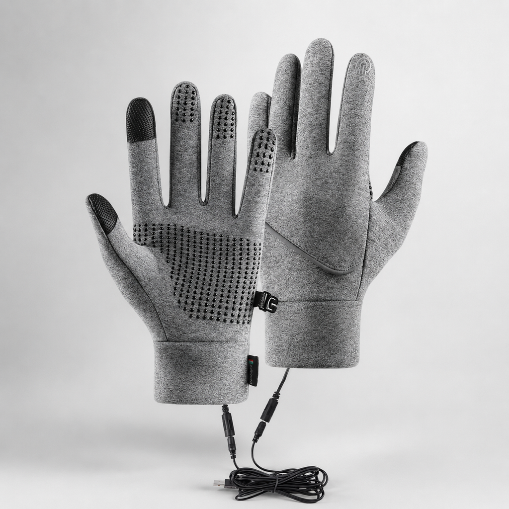 Heated Winter Gloves USB Rechargeable Touchscreen Cycling Windproof - Image 2