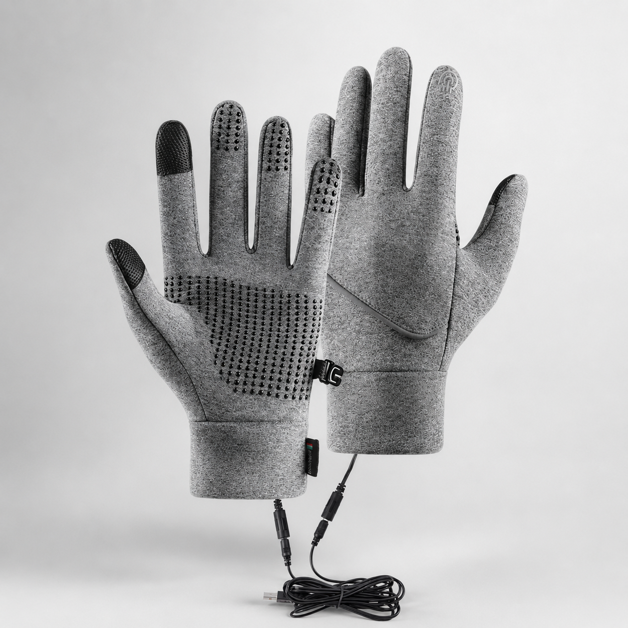 Heated Winter Gloves USB Rechargeable Touchscreen Cycling Windproof - Image 2