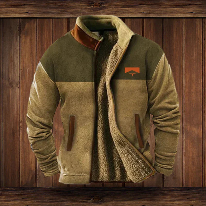 Winter Ethnic Warm Western-Style Jacket for Men