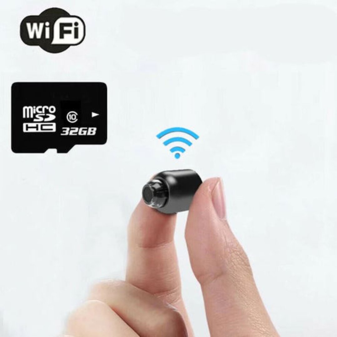 Smart Mini WiFi Camera 1080P with Night Vision & Motion Detection for Home Security