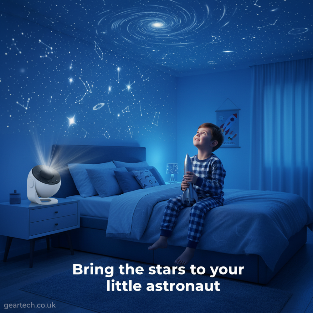 Starry Sky Galaxy Projector - Night Light for Kid's Bedroom