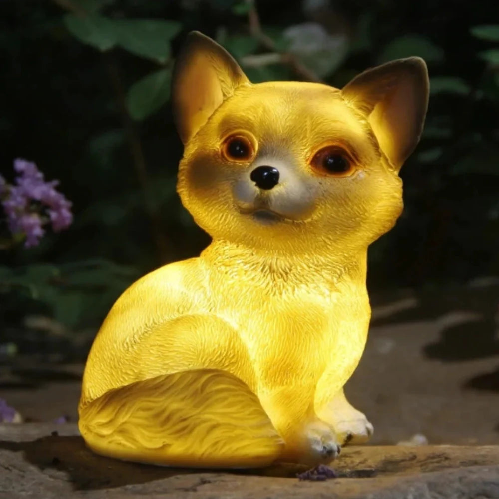 Solar Garden Light Whimsical Animal Statue Outdoor Decor Waterproof - Image 7
