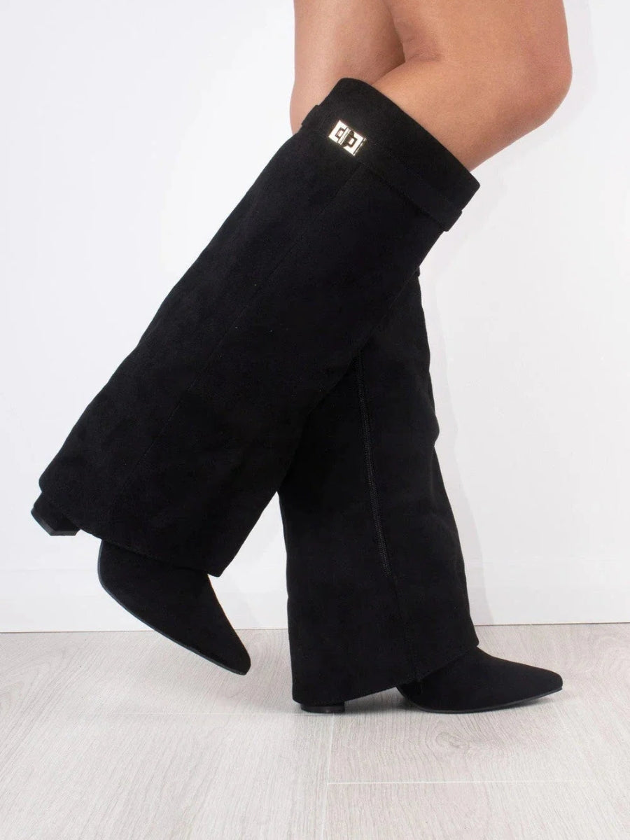 Women’s Timeless Non-slip Fashion High Buckle Boots