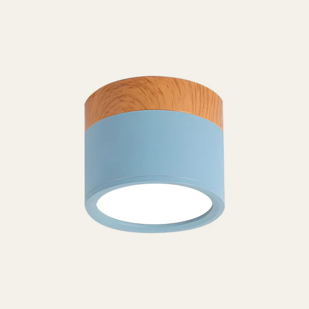 Compact functional round LED ceiling lamp - Ideal for hallways, entryways, and spaces