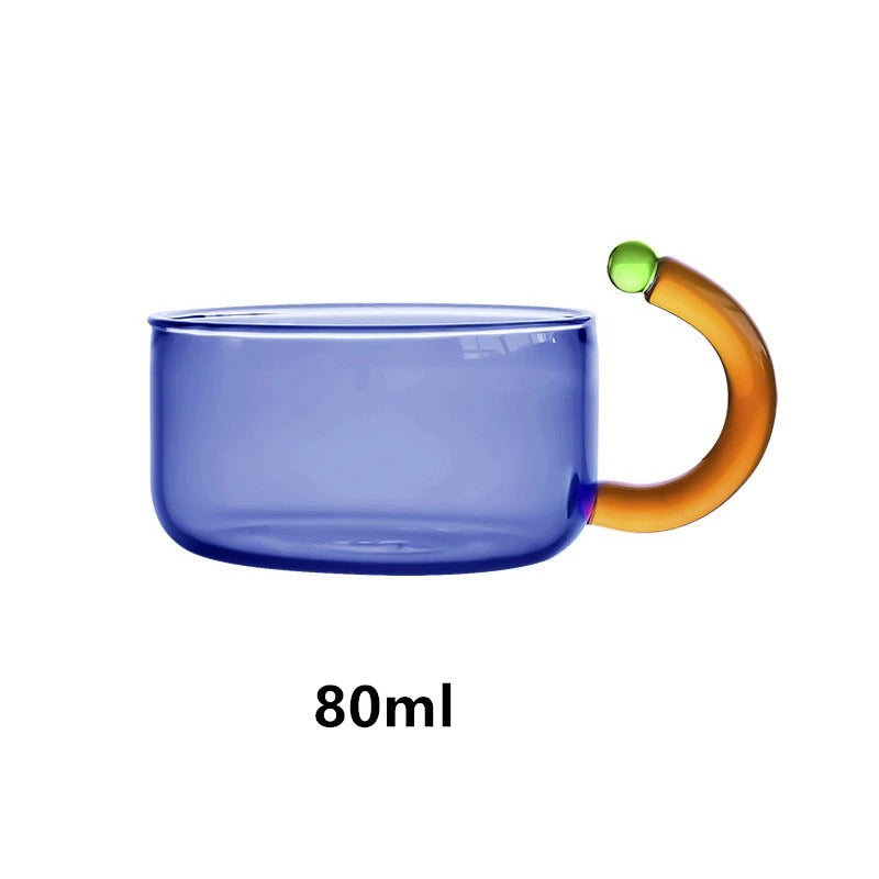 Modern Clear Tokyo Glass Teapot with Matching Cup