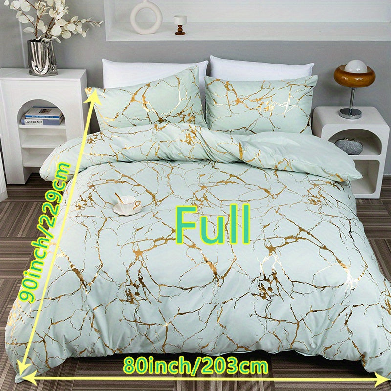 Quilt Cover Set | Hot Stamped Texture | Stylish Bedroom Upgrade | Polyester - Image 33