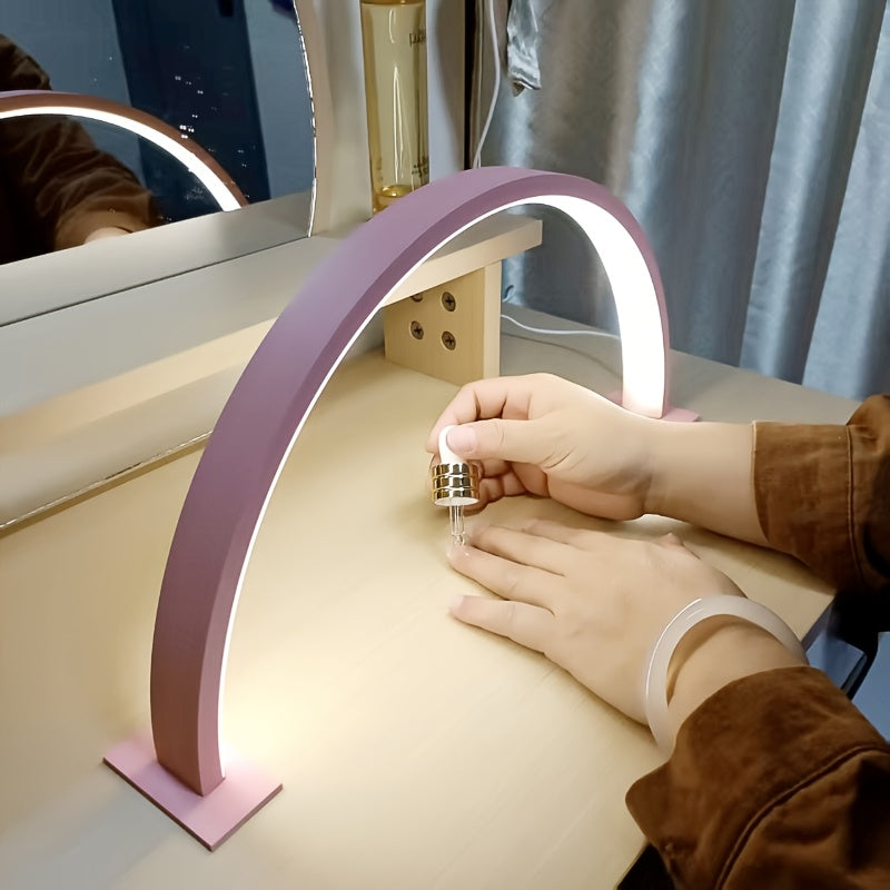 LED Desk Lamp Dimmable Adjustable Arc Modern USB Light - Image 4